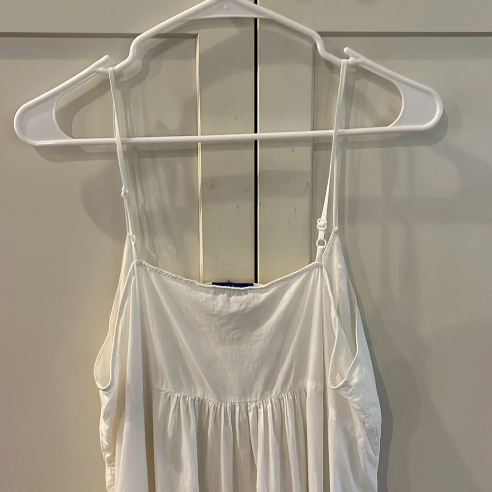 Rare Find! April Cornell White Cotton Butterfly Nightgown; Size S - Picture 7 of 8